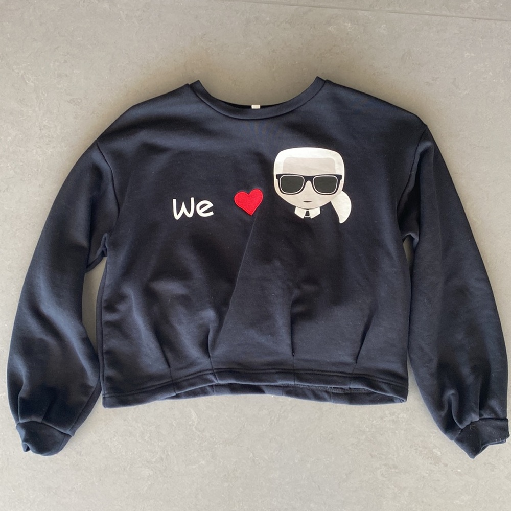Karl Lagerfeld kids sweatshirt 10Y seen on True Thompson!